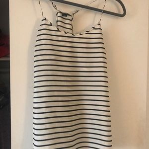J. Crew striped sleeveless shirt